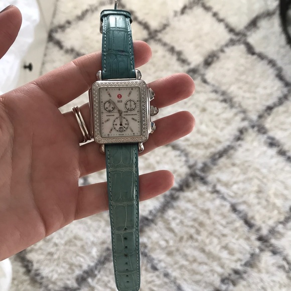 ✨LIKE NEW✨Michele Deco Watch w/Diamonds main image 6
